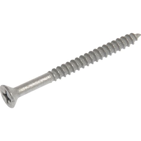 100 flat head steel wood screws box|Wood Screws at Lowes.com.